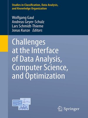 cover image of Challenges at the Interface of Data Analysis, Computer Science, and Optimization